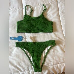 Cupshe Green Bikini Set